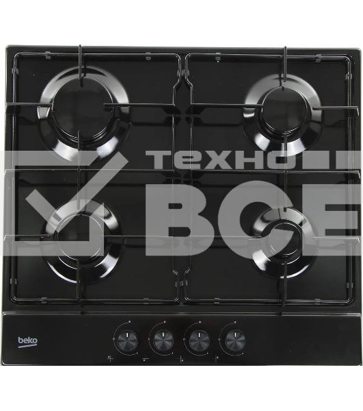 Газовая варочная панель Beko HIAG 64223 B черный