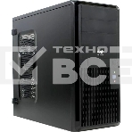 Компьютерный корпус Midi Tower InWin PE689 Black USB 3.0*2+A(HD)+fron fan 120мм*1+rear fan 120мм*1+ 2*2SATA+1*1SATA+Intrusion Switch/ holes for SL20” ATX RACKMOUNT*(без блока питания), фото 1