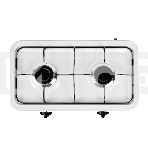 Плита настольная газовая Centek CT-1524 (белый), 2 конфорки, сменная форсунка баллон/магистраль, фото5