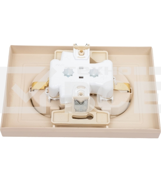 Розетка 2-м. SE ATN001226 AtlasDesign 16А с заземл. со шторками в сборе песочн.