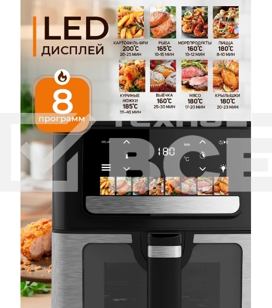 Аэрогриль SAKURA SA-7691BK