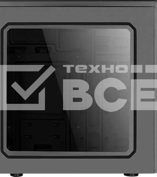 Компьютерный корпус Aerocool/Formula Cs-105 Blue (mATX, без БП, 1x USB3.0, 1x USB2.0, 1x 12cm blue LED front fan)