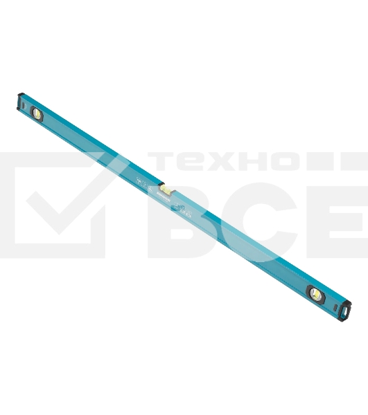 Уровень Gross 33654 алюминиевый, магнит., фрезерованный, 3 глазка, 0,5 мм/м, 1200 мм