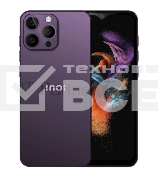 Смартфон INOI Note 13s, 4/128Gb, фиолетовый