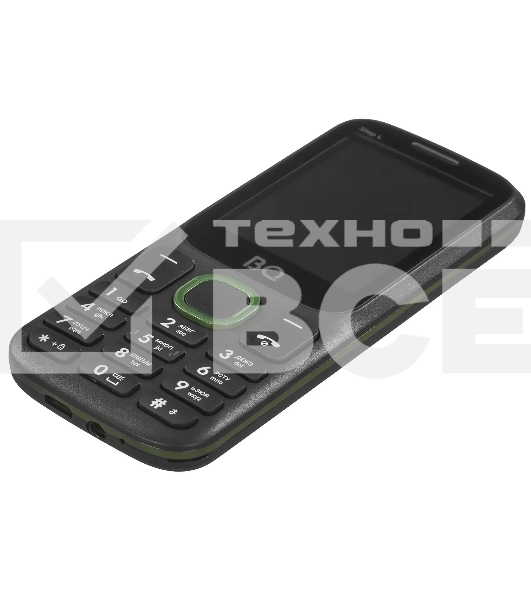 Мобильный телефон BQ 2440 Step L+ черный/зеленый