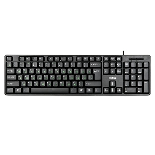 Клавиатура Dialog KS-030U проводная, USB Type-A, чёрный