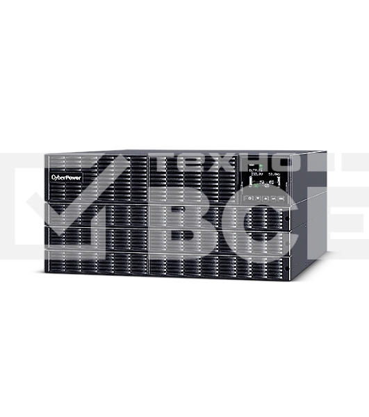 Источник бесперебойного питания CyberPower OLS10KERT5U Online 10000VA/10000W USB/RS-232/Dry/EPO/SNMP/CloudCard/(4 IEC С13, 4 IEC C19, terminal block)/bat.detect./МВ NEW