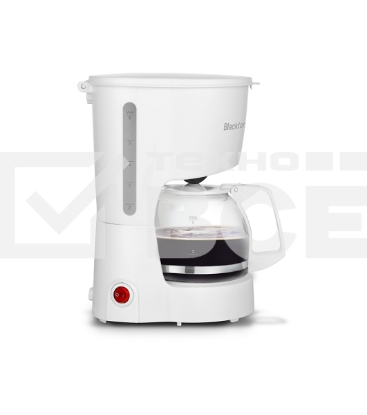 Кофеварка капельная Blackton Bt CM1111 белый, исп. кофе - молотый, 0.6 л, 650 Вт.