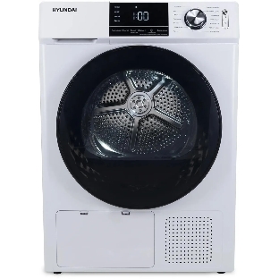 Сушильная машина Hyundai DFE9401 белый, 10 кг, сушка - конденсационная (тепловой насос), программ - 16, 60 x 80 x 63 см