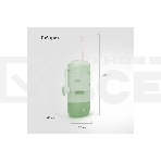 Ирригатор BQ IR002 Green, Мощность: 10 Вт, Портативный, Объем резервуара 230 мл, 2 насадки и дорожный чехол в комплекте, 11 режимов работы: Normal (нормальный), Soft (мягкий), Pulse (импульсный) + 8 DIY, Уровень влагозащиты: IPX7, Давление воды: 140-800 к, фото8