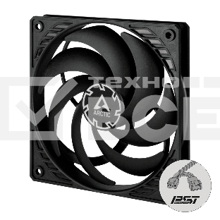 Вентилятор для корпуса Arctic P12 SLIM PWM PST черный, 120 мм, 2100 об/мин, 22.5 дБ, 4 pin