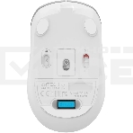 Мышь беспроводная A4Tech Fstyler FB26CS Air2 серебристый/белый, 2000 dpi, радиоканал, Bluetooth, USB, кнопки - 4, фото2