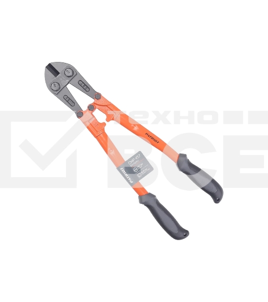 Болторез Patriot CMP-457 мм, Cr-Mo, 2компонент. прорезиненные рукоятки, 40HRC, d 6-8 мм, индивид.коробка, 457 мм (18