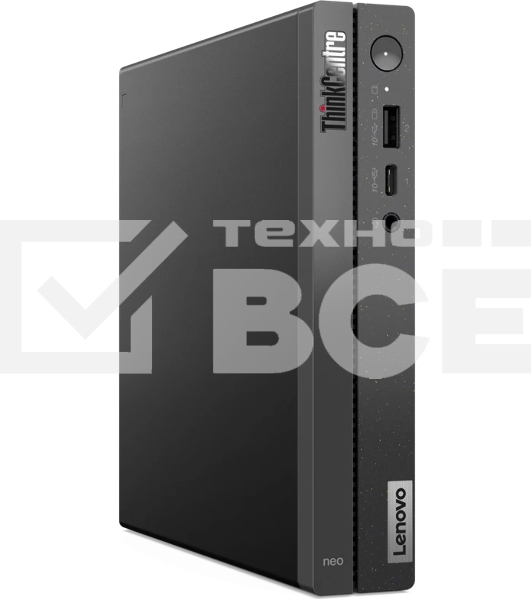 Компьютер Мини ПК Lenovo ThinkCentre Neo 50q G4 Tiny [12LN003LGP] (КЛАВ.РУС.ГРАВ.) black {i3-1215U(1.2Ghz)/8Gb/512GB SSD/VESA/DOS/k+m.rus}