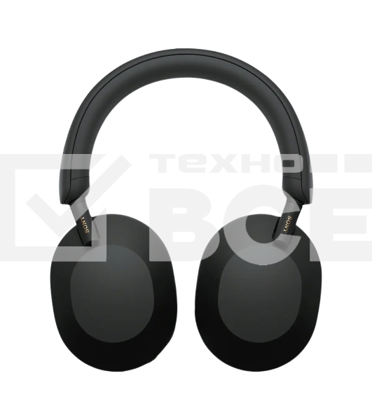 Гарнитура мониторные Sony WH-1000XM5 1.2м черный беспроводные bluetooth оголовье (WH1000XM5/B)
