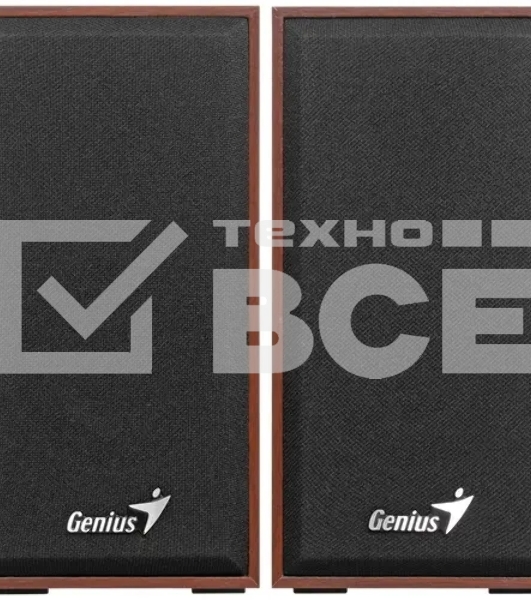 Колонки Genius SP-HF180, 2.0, 2 x 3W, USB-power, Wood