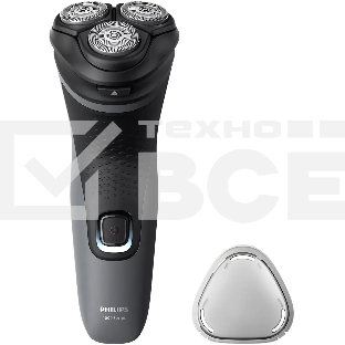 Электробритва Philips S1142/00 роторная, черный/серый