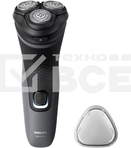 Электробритва Philips S1142/00 роторная, черный/серый