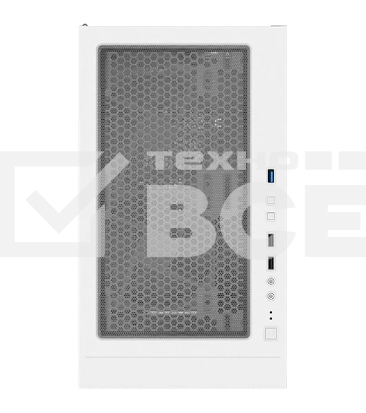 Компьютерный корпус Montech X3 Glass белый без БП ATX 3x140mm 2xUSB2.0 1xUSB3.0 audio bott PSU