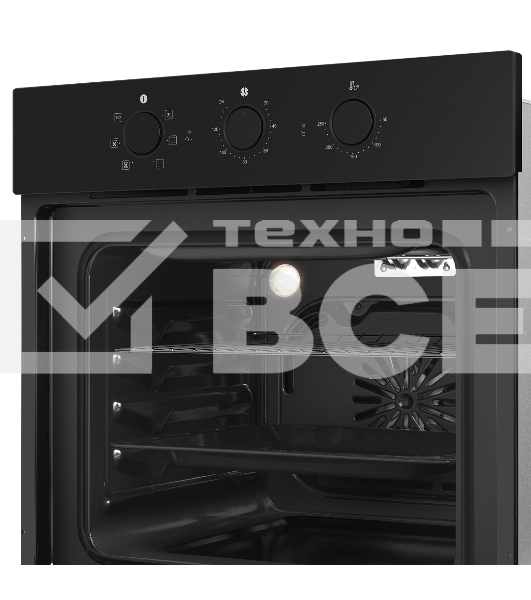 Духовой шкаф электрический HOMSair OEF606BK2 чёрный