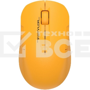 Мышь беспроводная A4Tech Fstyler FG15C Air2 желтый, 1200 dpi, радиоканал, USB, кнопки - 3