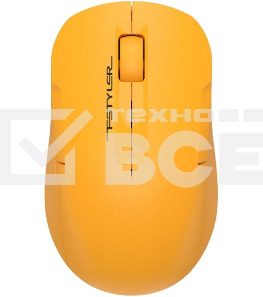 Мышь беспроводная A4Tech Fstyler FG15C Air2 желтый, 1200 dpi, радиоканал, USB, кнопки - 3