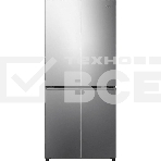 Холодильник Hisense RQ5P470SEI1 трехкамерный, серый, 331/199, морозилка снизу, Total No Frost, Side-by-Side, фото 1