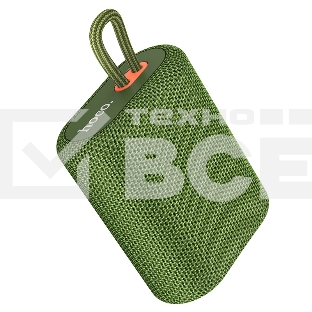 Портативная колонка  HOCO BS47, зеленый, ткань