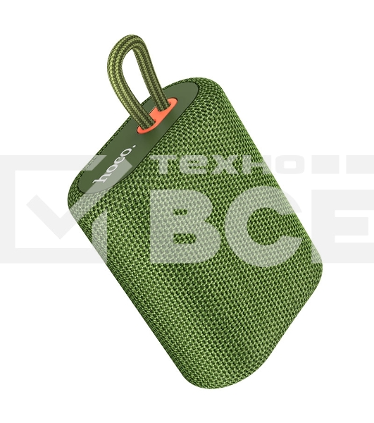 Портативная колонка  HOCO BS47, зеленый, ткань
