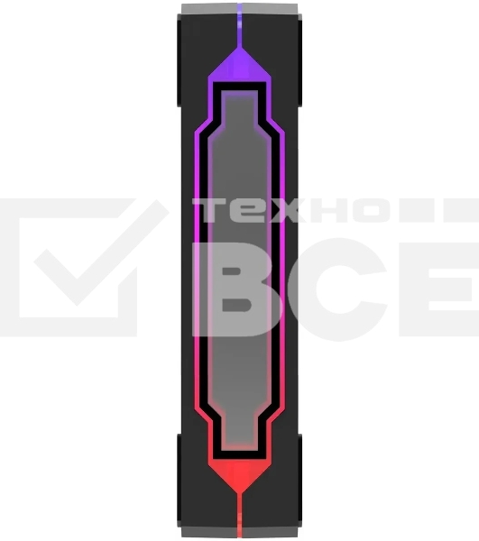 Вентилятор для корпуса Bloody CF-12 LCD ARGb 120х120x25 черный 4-pin 32дБ (упак.:1шт) (CF-12-ARGb120-BK) Ret