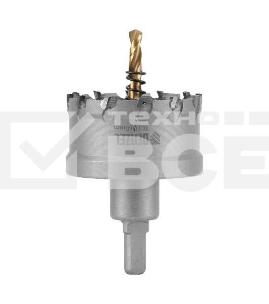 Коронка по металлу Denzel твердосплавная, 60 мм