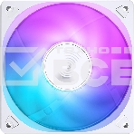 Вентилятор для корпуса JONSBO SL-120CW (120x120x25мм, 4-pin PWM, FRGb, 59.48CFM, 32.0dBA, 1500RPM, белый), фото4