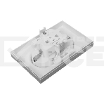 Розетка 2-м EKF UP1-SOA-210 СП Эпика 16А с заземл. без защ. шторок с рамкой механизм алюм., фото2