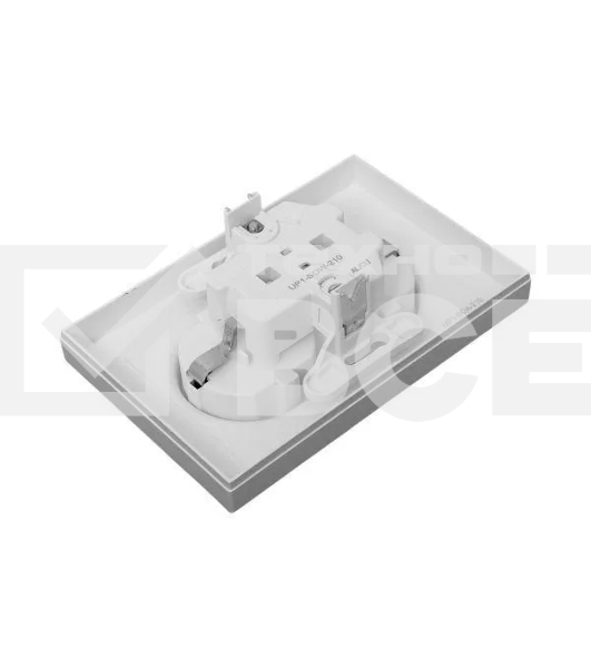 Розетка 2-м EKF UP1-SOA-210 СП Эпика 16А с заземл. без защ. шторок с рамкой механизм алюм.