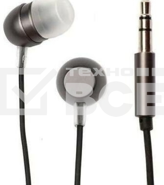 Наушники проводные Dialog EP-F57 серый, внутриканальные, Jack 3.5 мм