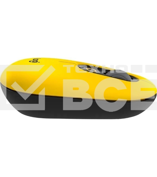Мышь беспроводная Logitech POP Mouse желтый, 4000 dpi, Bluetooth, кнопки - 4