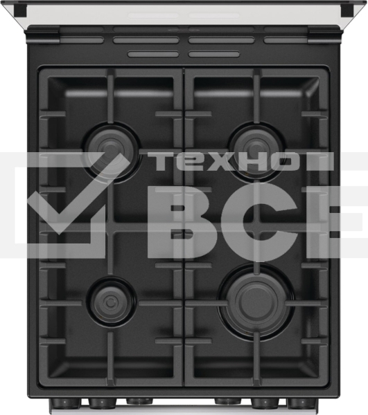 Плита Комбинированная Gorenje GK5C41SF серый (стеклянная крышка) реш.чугун