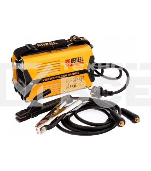 Сварочный аппарат Denzel ds-200 compact 94373  инвертор. дуговой сварки 200А пв 70%