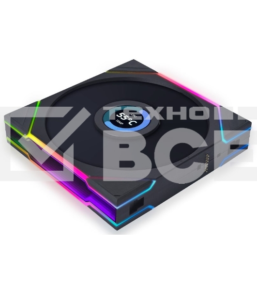 Вентилятор Lian-Li Uni Fan TL 140 LCD 7-pin 28.5dB LED Ret
