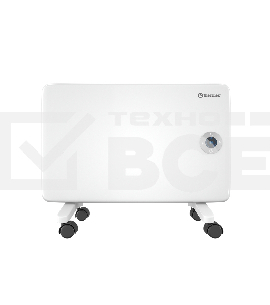 Конвектор Thermex Frame 1000E белый, 1000 Вт, 15 м2, термостат, дисплей