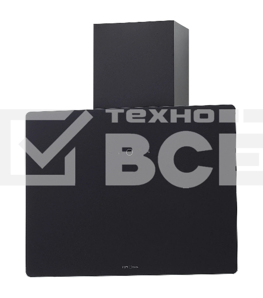 Вытяжка кухонная вертикальная Krona AURA 600 черный S