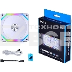 Вентилятор Lian-Li SL V2 120 G99.12SLV21W.00 белый 120мм 1600rpm 29dB 4-pin, фото5