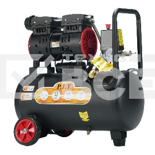 Компрессор поршневой P.I.T. PAC24-C1 безмасляный 110л/мин 24л 600Вт черный/красный