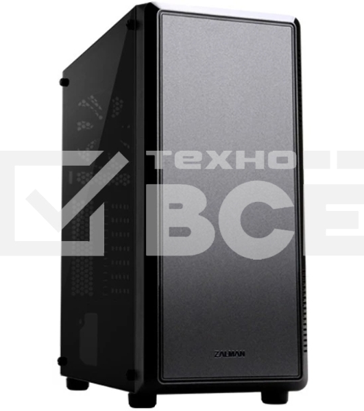 Компьютерный корпус ZALMAN S4, ATX, BLACK, WINDOW, 1x5.25