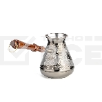 Турка медная Lara LR15-01 300 мл Виноград деревянная, лакированная ручка с латунным кольцом, фото4