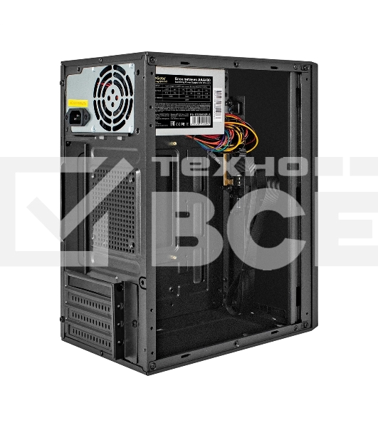 Компьютерный корпус Minitower ExeGate BAA-303U (mATX, без БП, 2хUSB+1хUSB 3.0, HD Audio, черный)