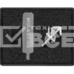 Шильд-символ Moleskine Zodiac Стрелец, металл, серебристый, коробка с европодвесом, PINSAGITTARIUSSILV, фото 1