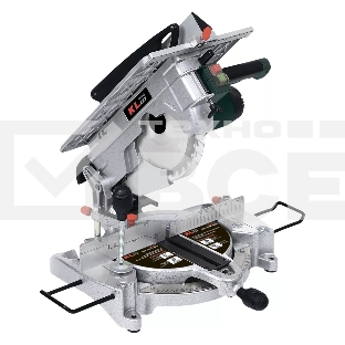 Профессиональная торцовочная пила KLPRO KLGK1512 (1900Вт, 4500об/мин, 255мм, диск по дереву в комплекте)