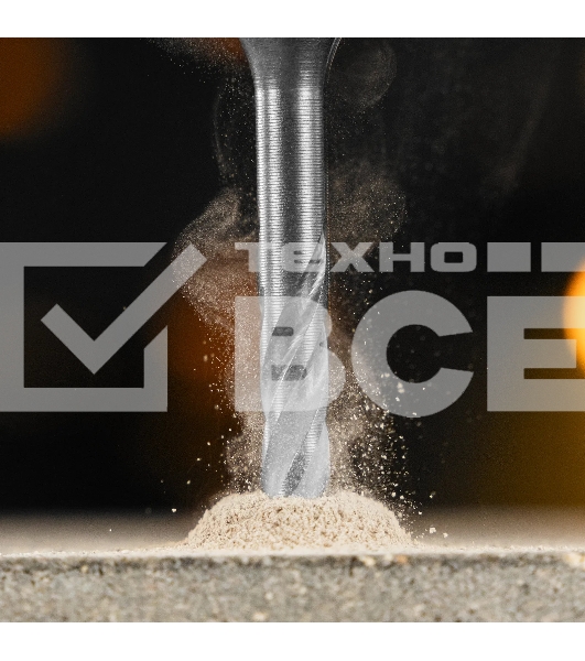 Бур по бетону Denzel цельная крестовая пластина, 6x115 мм, SDS PLUS