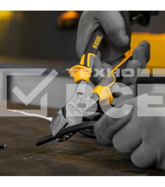 Бокорезы Denzel 200 мм, усиленные, трехкомпонентные рукоятки